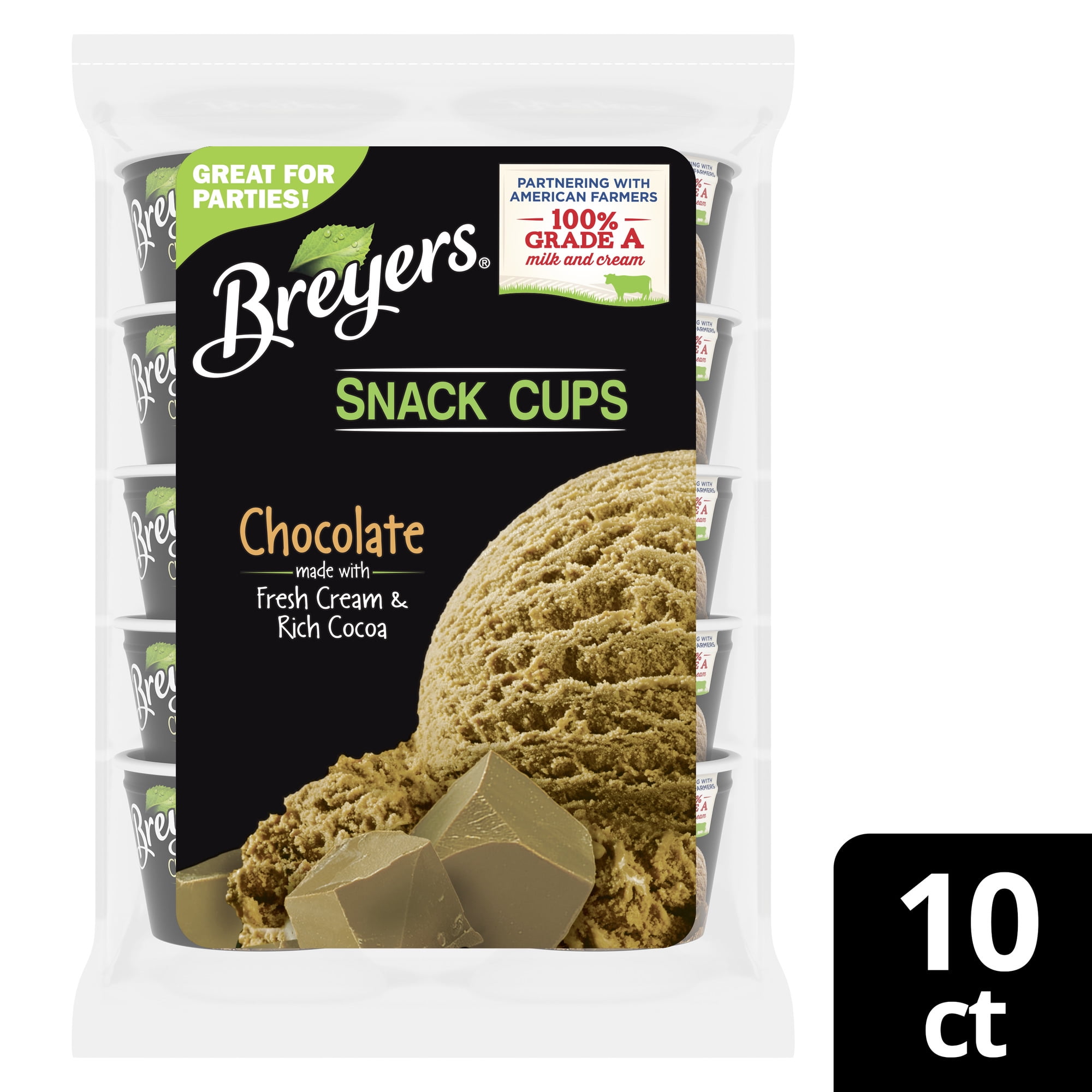 Breyers Ice Cream Chocolate Snack Cups 3 oz, 10 ct Walmart Inventory