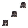 thumbnail image 1 of Guardurnaity Guantes para niños Guantes de esquí a prueba de viento Guantes antideslizantes de felpa cálidos para snowboard con hebilla para Type1 NO1, 1 of 6