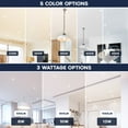 thumbnail image 2 of LUXRITE 4 Inch Canless Spotlight LED Recessed Light 5CCT Dimmable 650/800/1066LM 8W/10W/13W ETL 24 Pack, 2 of 7