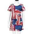 thumbnail image 6 of Xihbxyly Dresses for Women 2024 Women'S Summer Dress Sleeveless Ruffle Sleeve Round Neck Mini Dress Solid Loose Short Flowy Dress Independence Day Dresses Red S My Orders Placed Recently by Me, 6 of 7