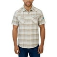 thumbnail image 4 of Men's Darius Rucker Collection by Fanatics Gray Miami Dolphins Plaid Full-Snap Shirt, 4 of 4