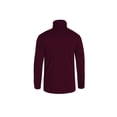 thumbnail image 2 of MODA NOVA Big & Tall Men's Solid Color Turtleneck Long Sleeve Pullover Tops Burgundy XL(46), 2 of 5