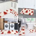 thumbnail image 5 of Red Christmas Tree Pattern Kitchen Rugs Sets Of 2,Anti Fatigue Kitchen Mat Rugs Non Slip Washable,Decorative Kitchen Floor Mats for Kitchen,Sink,Laundry,17"x30"+17"x47", 5 of 7