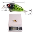 thumbnail image 4 of Señuelo de pesca, 2 uds. De anzuelos de pesca de cebo duro de plástico, señuelos de peces artificiales 3D, señuelos de cebo artificial Wobbler de 4,5 cm WD.WDQZL Hogar, 4 of 4