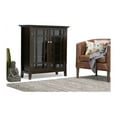 thumbnail image 6 of Bedford 39 inch Wide Solid Wood Medium Storage Cabinet in Dark Tobacco Brown, 6 of 6