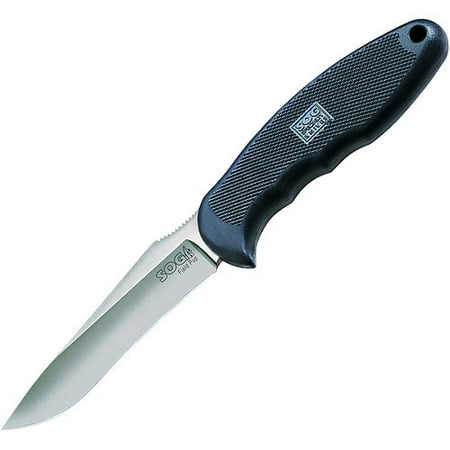 SOG FP-3-N Field Pup, Satin, Leather Sheath