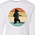 thumbnail image 4 of Inktastic Skateboard Bear Retro Sunset Long Sleeve Youth T-Shirt, 4 of 5