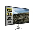 thumbnail image 1 of 60 70 80 90 100 110 Inch Tripod Projector Screen W/ Stand 16:9 4K HD Portable Home Cinema for Indoor Outdoor Projection ,Long Lasting, 1 of 7
