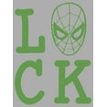thumbnail image 2 of Boy's Marvel Spider-Man St. Patrick's Day Spidey Luck Graphic Tee Athletic Heather Small, 2 of 5