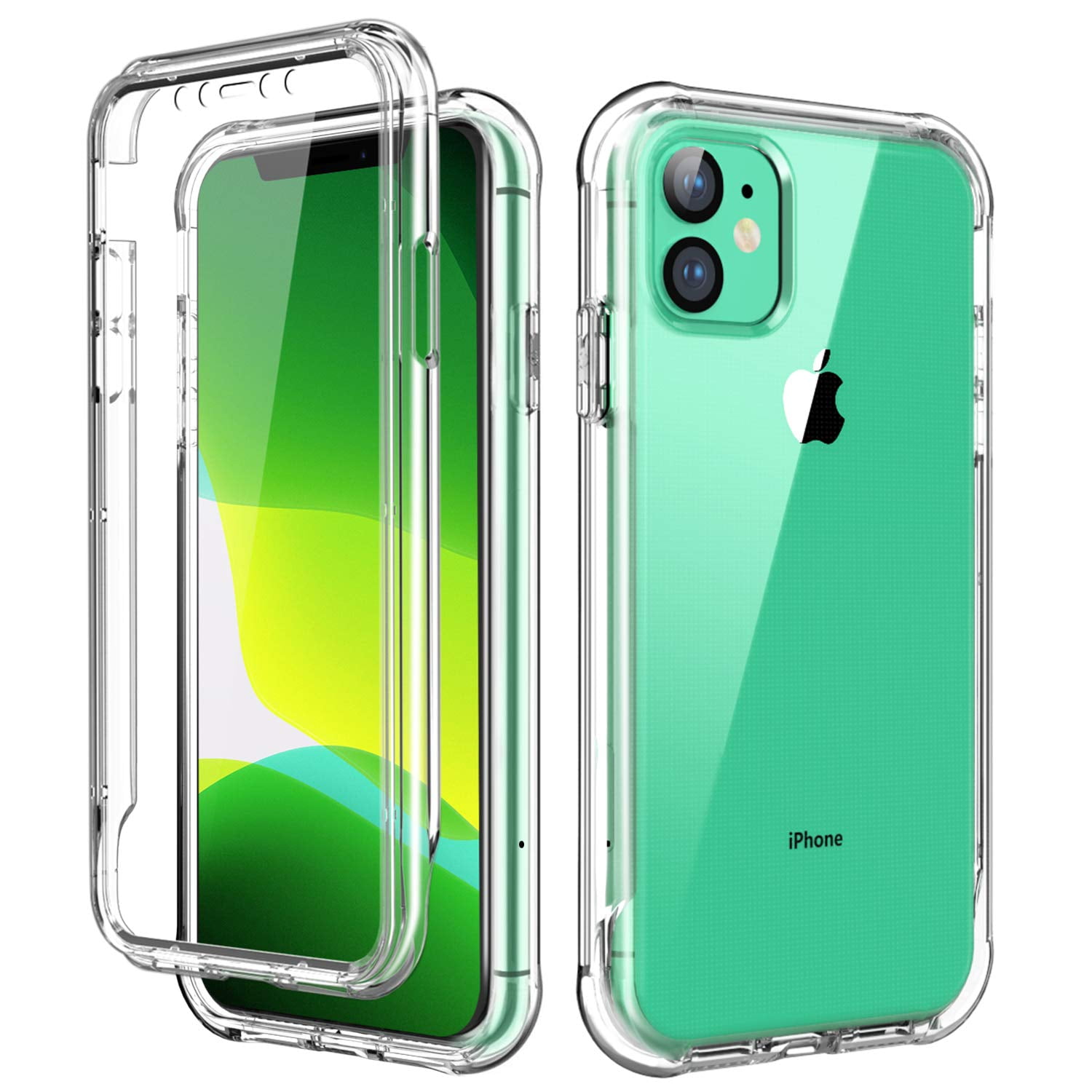 Crystal Clear iPhone 11 Case, Soft Silicone TPU Thin Cover Slim Gel