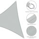 thumbnail image 4 of LAGarden 2 Pack 5 Ft 97% UV Block Triangle Sun Shade Sail Canopy Outdoor Patio Awning LAGarden Modern, 4 of 10