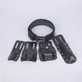 thumbnail image 3 of Work Belt Tool Belt & Pouches Multitool Adjustable 5 in Waist Pouch Black, 3 of 8