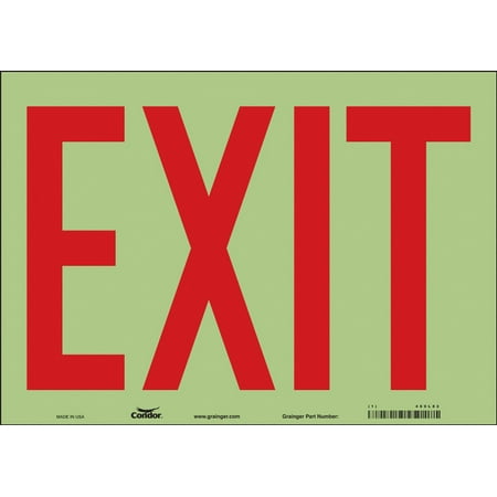 

Condor Safety Sign 10 inx14 in Glow Vinyl 480L82 480L82 ZO-G5915828