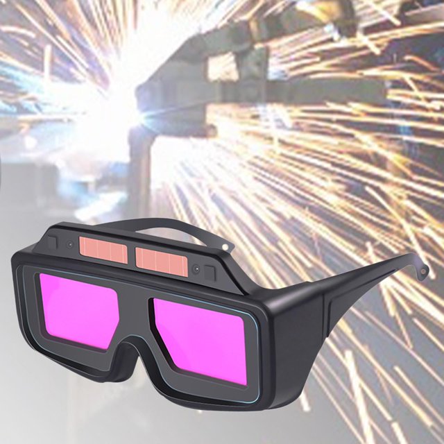 Dispositivo de soldadura,Gafas de soldadura de atenuación ática Solar,Gafas de soldadura de oscurecimiento ático solar,lentes de protección Vidrio de soldadura Light Sharpla Dispositivo de soldadura
