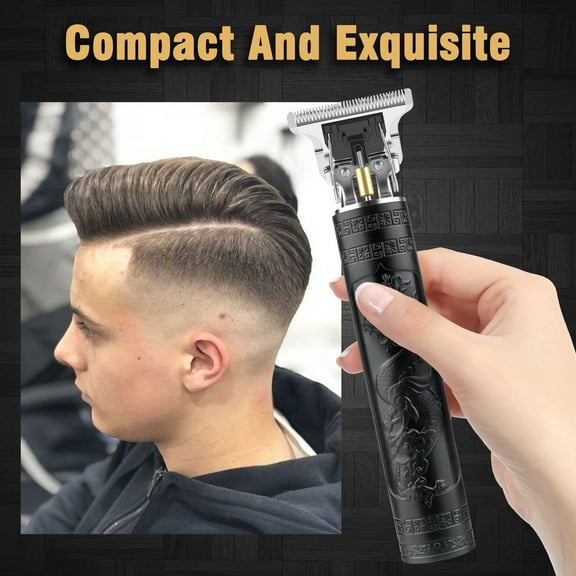 Innens Hair Clippers for Men Cordless Rechargeable Barber Trimmer, Black
