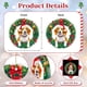 thumbnail image 5 of Adornos navideños, adornos navideños, regalos navideños, adornos navideños de patas de beagle, adornos navideños planos de acrílico para árbol de Navidad, adornos colgantes para el hogar, 5 of 6