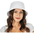 thumbnail image 6 of YooGuoGuo Unisex 2 Pack Cotton Bucket Hat Packable Sun Hat for Men Women, 6 of 8