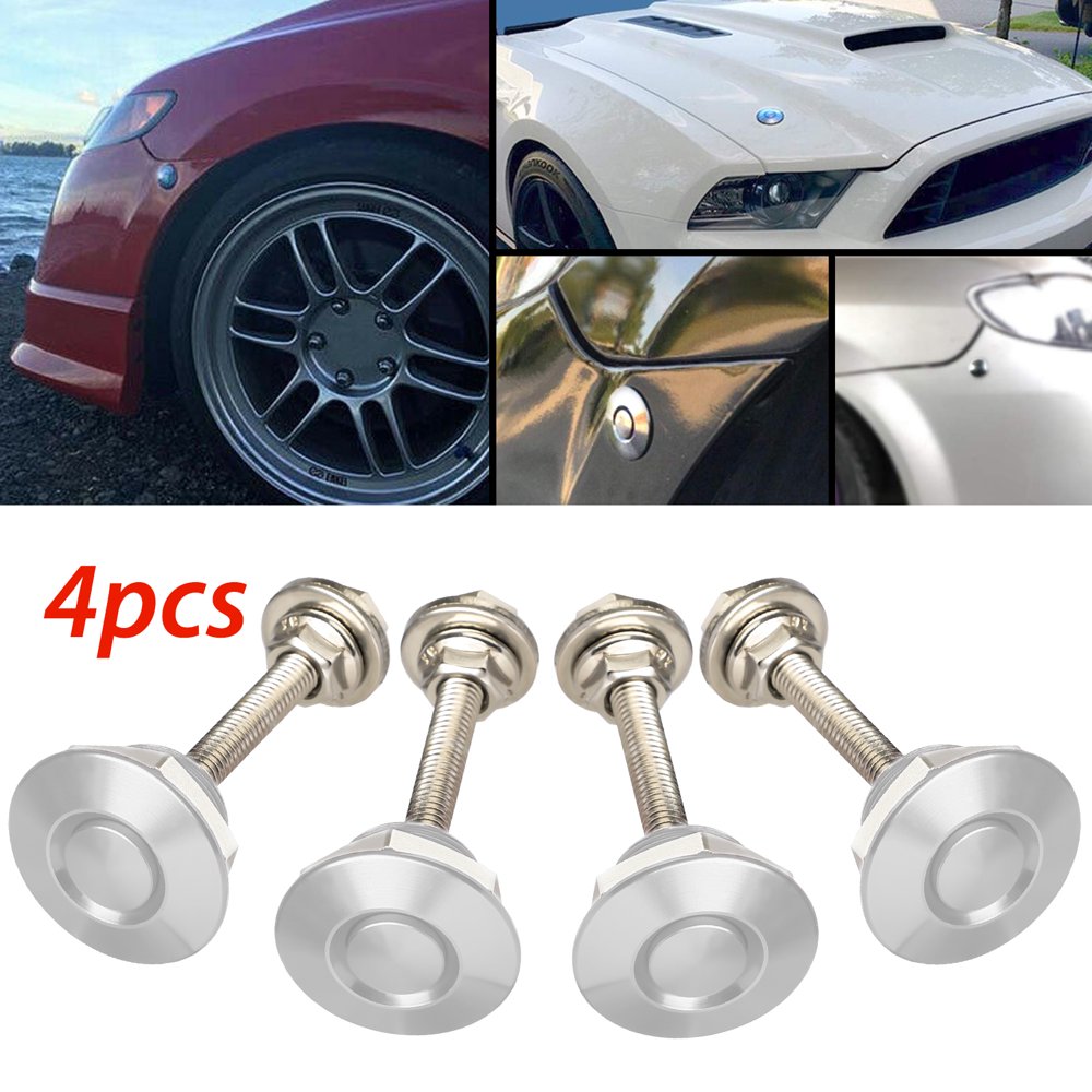 TSV 4PCS Quick Release Latch Aluminum Stainless Steel Button Release