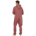 thumbnail image 7 of TBWNWG Men's Pajama & Loungewear Jumpsuit Solid Color Long Sleeve Zip Hoodie Sleepwear for Comfort and Style,Sizes L, 7 of 7