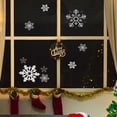 thumbnail image 5 of Juego de dos tarjetas de copo de nieve, pegatinas navideñas para ventana, ventana, sala de estar, pegatinas estáticas de pared navideñas con copos de nieve, 5 of 5