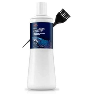 Welloxon 3% 10 volume developer with brush 33.8 oz