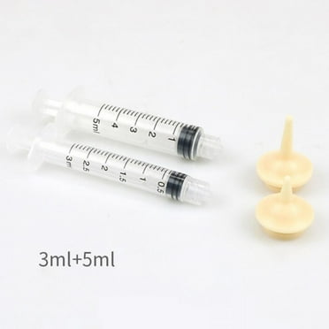 GOODLY Pet Feeding Nipple for Kitten Puppy Silicone Feeding Pacifier for Pets - Includes Mini, Medium, Large, Double Syringe