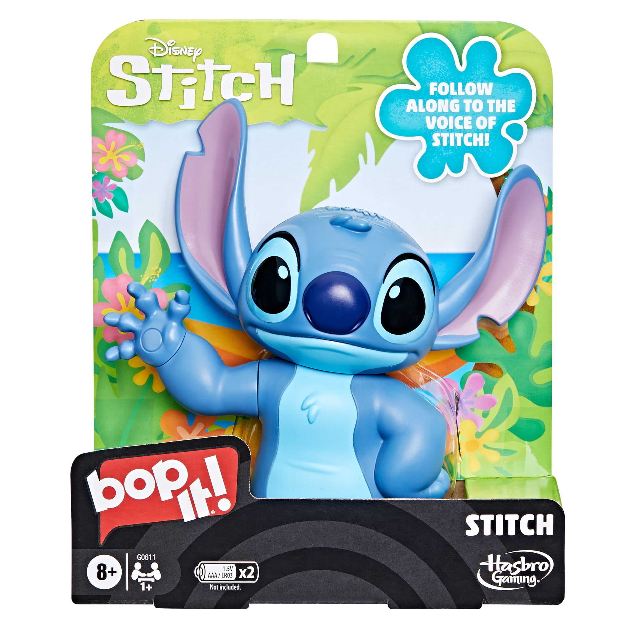 Bop It! Disney Stitch Edition Game, Officially Licensed Disney Game, Ages 8+ (Walmart Exclusive)