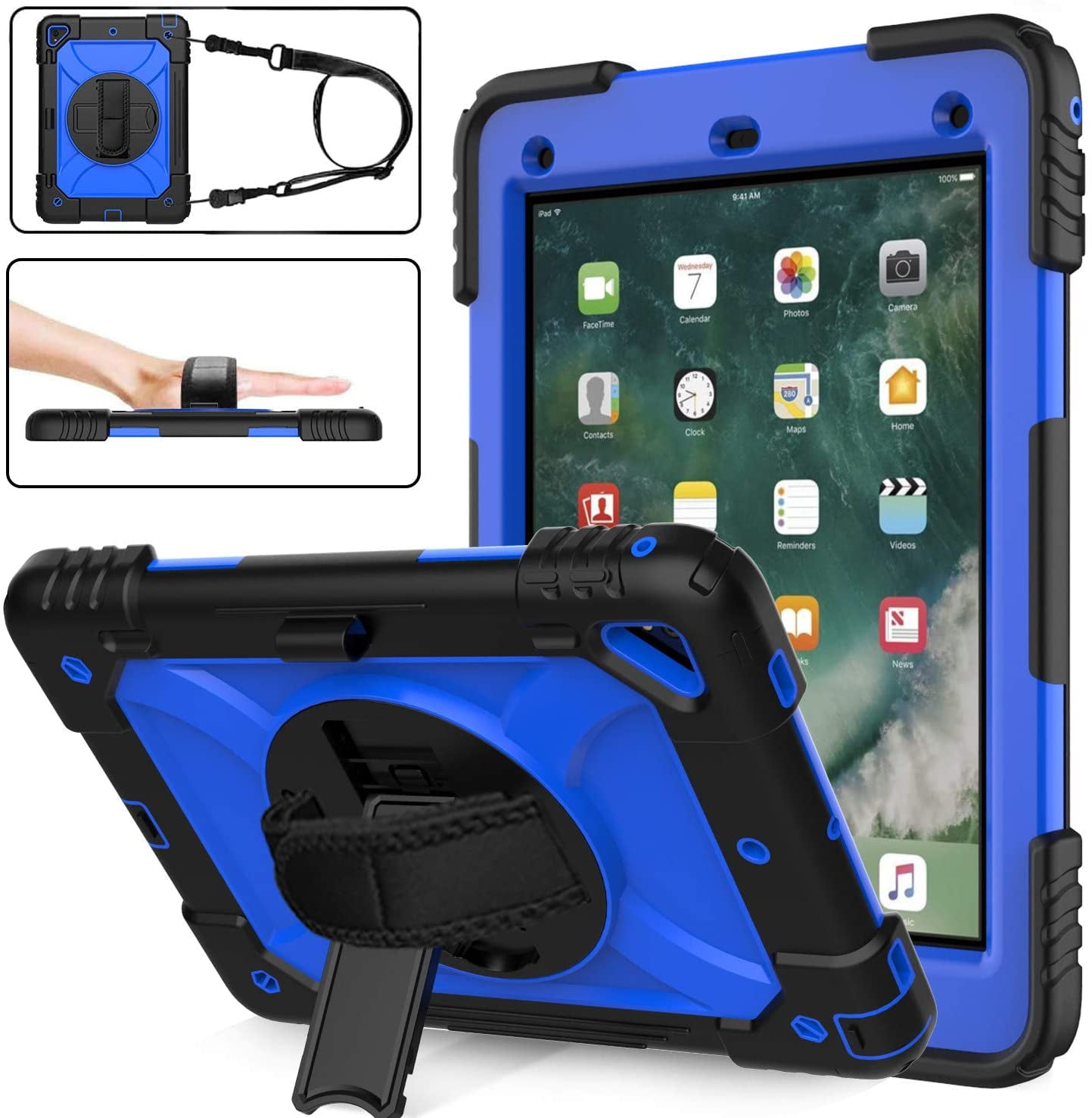 AVAWO iPad 6th Generation Case, iPad 5th Generation Case, iPad Air 2