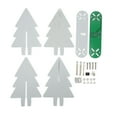 thumbnail image 1 of Kit electrónico de árbol de Navidad, luz LED degradada, kit de montaje electrónico 3D DIY para práctica de soldadura, verde YUNYI BRAND  Deportes, 1 of 8
