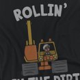 thumbnail image 2 of Blippi Rollin' in the Dirt Women's Loose T-Shirt, Black, Small, 2 of 4