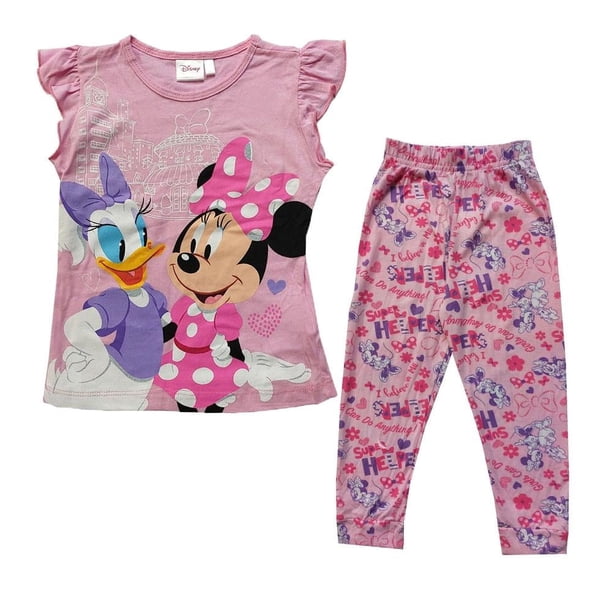 Pijama Movis Talla 2 Estampado Minnie Rosa