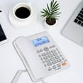 thumbnail image 1 of Extension Set Answering Machine Corded Phone With Speakerphone Made Of ABS Call Time Record Clear Sound For Calculator Telephone Home, 1 of 8