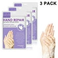 thumbnail image 1 of Mascarilla exfoliante para manos, paquete de 3, guantes hidratantes, mascarilla exfoliante para manos, mascarilla para manos, guantes que mejoran la humedad para manos secas, repara la piel áspera y, 1 of 8