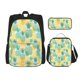 thumbnail image 1 of Easygdp Pineapples1 Mochila para Niños y Niñas con Set de Caja de Almuerzo y Estuche para Lápices 3 en 1, Mochila Escolar Estampada para Adolescentes, 1 of 7