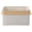 C, variant on Matcha Color Dual-Tone Storage Basket 31X21X13cm, Foldable Fabric Organizer Bin for Home Closet Sundries