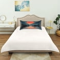 thumbnail image 6 of Dailycode Satin Pillow Case Standard Silk Pillow Cover for Hair and Skin Envelope Closure Sunset Reflect on River 20"x26", 6 of 9