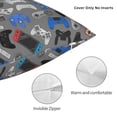 thumbnail image 3 of Pofeuu Video Game Print Double-sided plush pillowcase Square Throw Pillow Covers Pillows Cover for Living Room Bedroom Sofa Couch Cushion Cover（No pillow core）-12"x12", 3 of 7