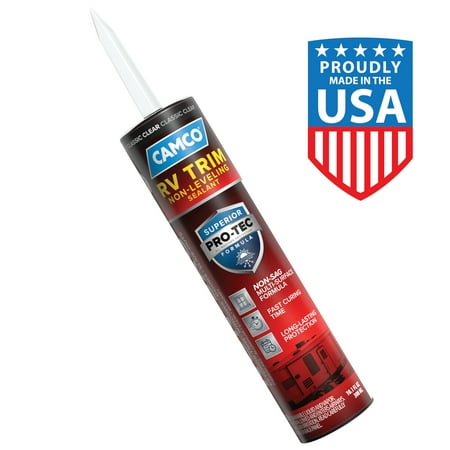 Camco Non-Sag RV Putty Sealant with Pro-Tec Weather Guard Protection - Clear (41465)