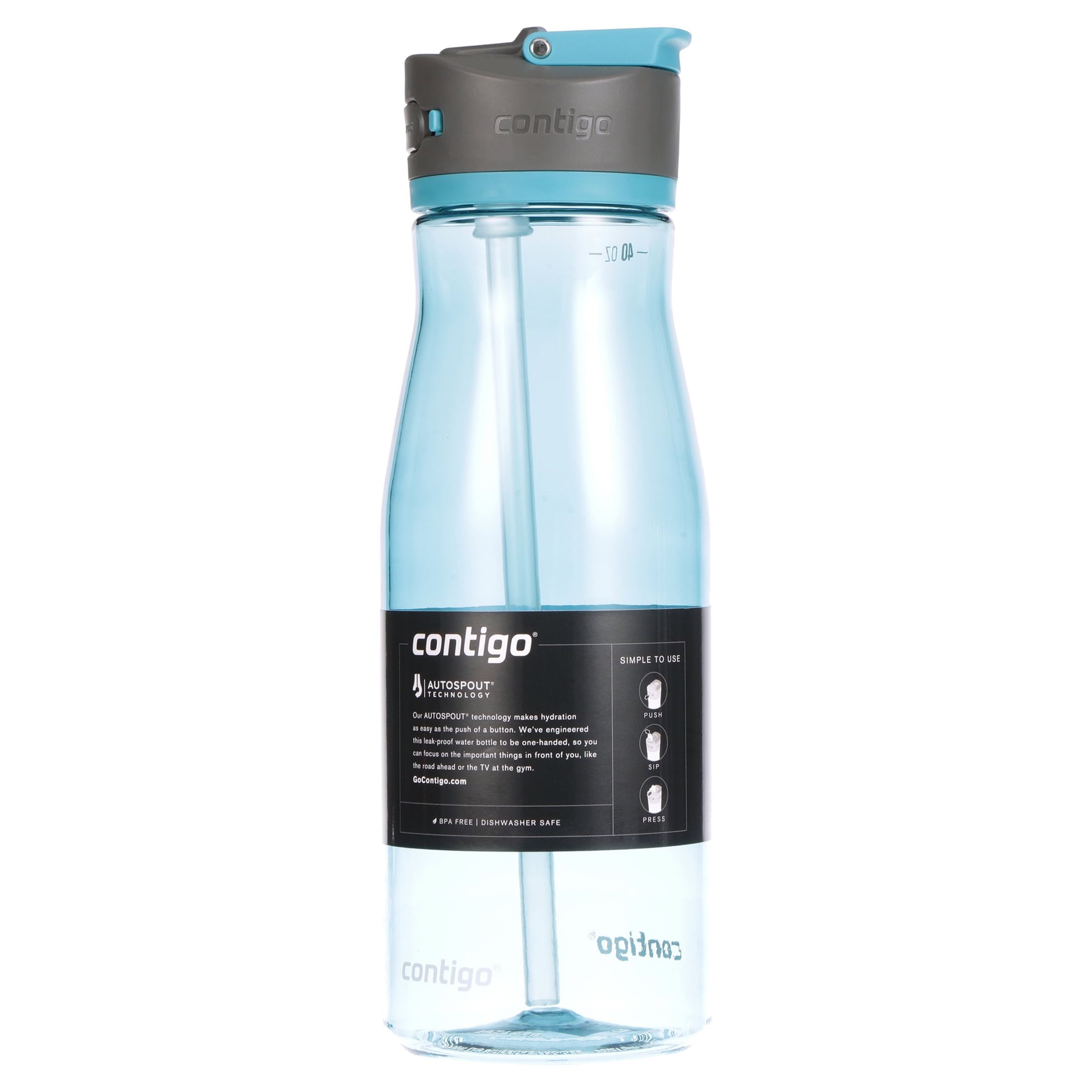Contigo, Dining, Nwtcontigo Brand Ashland Chill Autospout Straw Insulated  2oz Water Bottle