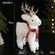 thumbnail image 1 of Fiudx Decoración del hogar Ciervo de Navidad de peluche, reno de Navidad, decoración, figuras de ciervo de Papá Noel sueco, gnomo Tomte con bufanda, adornos de cuernos de reno, decoración del hogar, 1 of 3