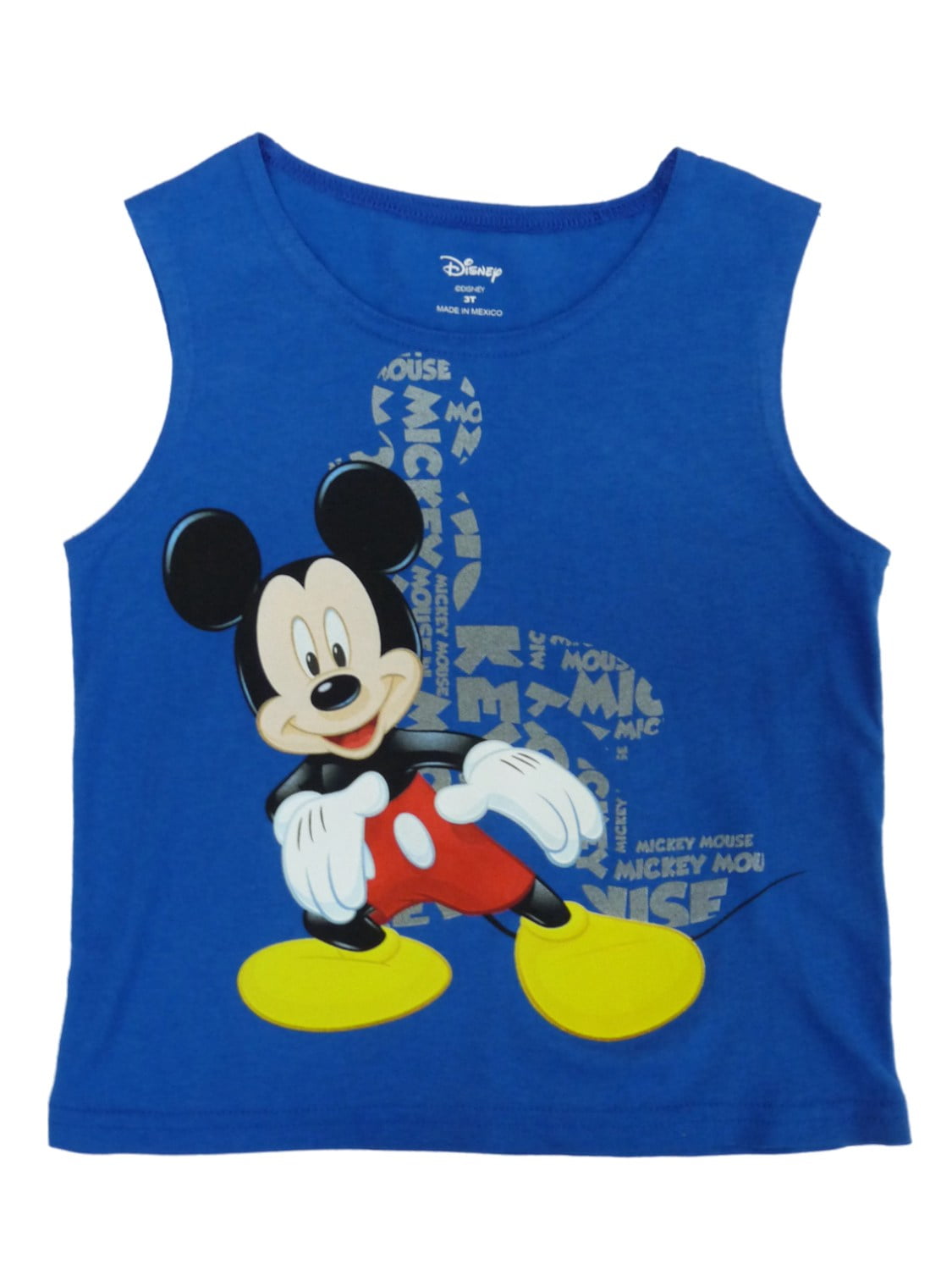 Disney - Disney Toddler Boys Blue Mickey Mouse Tank Top Muscle Shirt - Walmart.com - Walmart.com