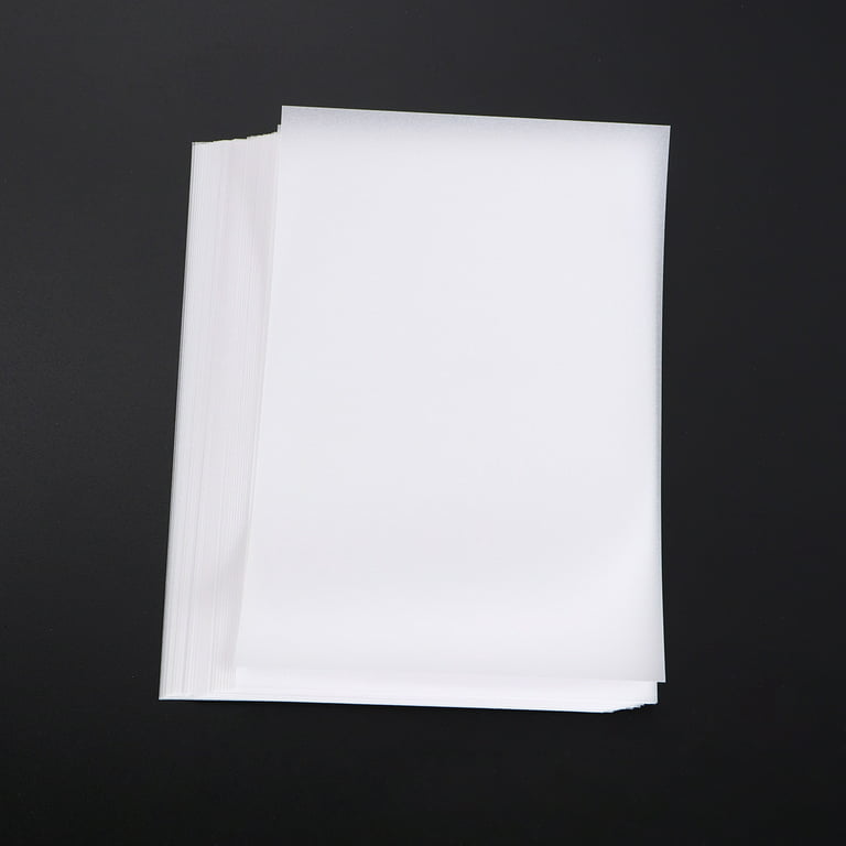 Ciieeo 100pcs Vellum Paper Printable Tracing Paper Drawing Paper Sketching  Papers White Transparent Paper Printing Paper Drawing and Tracing Paper