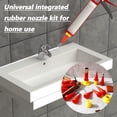 thumbnail image 1 of Jusqu'à 60 % de Rabais Cadeaux Viflosae Trousse d'Outils pour Buse en Caoutchouc Intégrée à Usage Familial, Outil pour Buse en Caoutchouc avec Base, Matériau en Acier Inoxydable, Revêtement d'Applicateur de Buse de Calfeutrage pour la Maison Économisez avec des Événements Excitants, 1 of 2