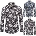 thumbnail image 3 of Camisa de Manga Larga Estampada de Moda Para Hombre de Nuevo Estilo de Otoño Odeerbi ODB-6, 3 of 3