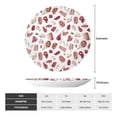 thumbnail image 2 of Honeii Different Meat Print Elegant Bone China Decorative Plate, Porcelain Plate,Art Crafts,Ceramic Ornaments for Home Office Wall Decor-8in, 2 of 6