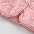 thumbnail image 5 of GYRATEDREAM Toddler Baby Boy Girl Fleece Vest Coat Sleeveless Waistcoat Fall Winter Warm Outerwear with Pockets for 4-5Y Pink bear, 5 of 9