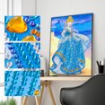 thumbnail image 1 of Cuadros Decorativos 5D forma especial parcial taladro princesa DIY diamante pintura hogar pared artes Ndcxsfigh Nuevos Originales, 1 of 9