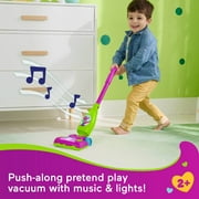 Fisher-Price Barneys World Clean Up Vacuum Electronic Toddler Toy with Lights, Music & Games
