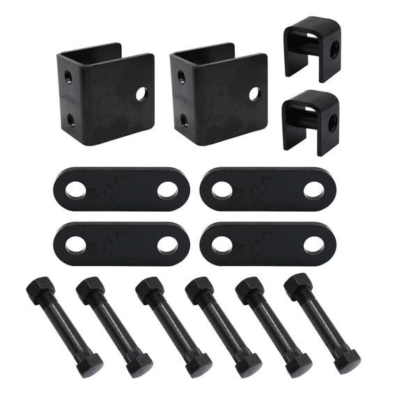 LAFORMO Cintre à Ressort pour Remorque à Essieu Unique - Kit de Cintre pour Remorque à Essieu Unique pour Ressorts à Double Œil Ressorts de 1-3/4 Pouces de Large, Arrière de 7/8 Pouces