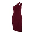 thumbnail image 4 of VISgogo Vestido sin mangas para mujer con un hombro Decoración hueca Estilo elegante Ropa de verano VISgogo moda, 4 of 9